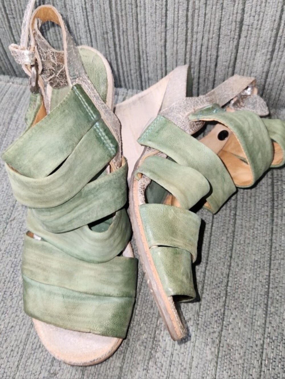 A.S.98 Parley Wedge Sandals - Picture 3 of 10